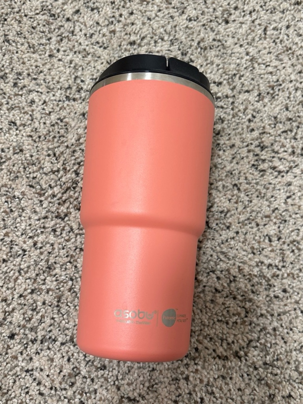 Coral Stainless Travel Tumbler - Insulated Drink Cup